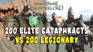 200 Elite Cataphracts vs. 200 Legionary in Bannerlord