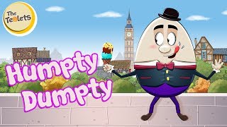 Humpty Dumpty Rhyme for Preschoolers I Nursery Rhymes and Kid Songs I The Teolets