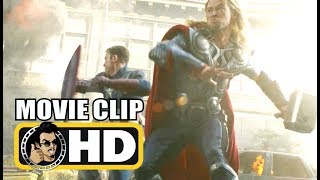 THE AVENGERS (2012) Movie Clip - Captain America & Thor Battle |FULL HD| Marvel Movie