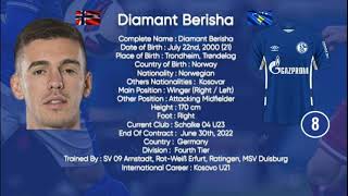 Diamant Berisha | Left Wing 00'