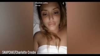 Charlotte Crosby wets the bed AGAIN as she lies topless with Stephen Bear