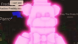 Rare sighting of Pink Shadow Freddy in Blockbears RP