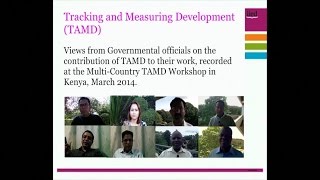 Tracking and Measuring Development (TAMD) - Government views