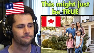 American Reacts to Has the American Dream Moved to Canada?