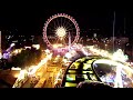 teststrecke at night front seat on ride hd pov cannstatter wasen volksfest in stuttgart