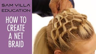 How To Create a Net Braid | Fishnet Braid Tutorial