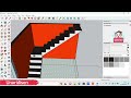 cara menghitung dan membuat tangga beton sketchup pro 2021