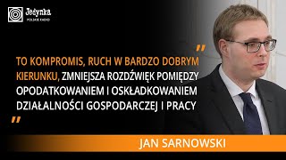 Jan Sarnowski: zasady nowej  składki zdrowotnej zostały ujednolicone i uproszczone