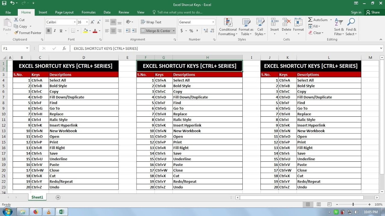 Ctrl A To Z Shortcut Keys In Ms Excel Printable Timeline Templates Ctrl A To Z Shortcut Keys In Ms Excel Printable Timeline Templates
