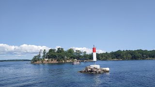 Exploring 1000 Islands border of USA and Ontario CANADA