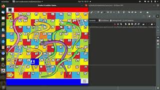 Create Snakes and ladder Game using Java version1.1