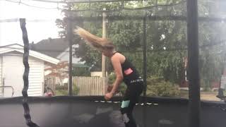 Jumpking trampoline!😻