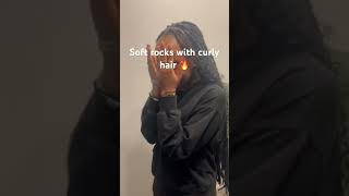 Soft rocks with curly hair 🔥❤️#vlog #hairstyle #hair