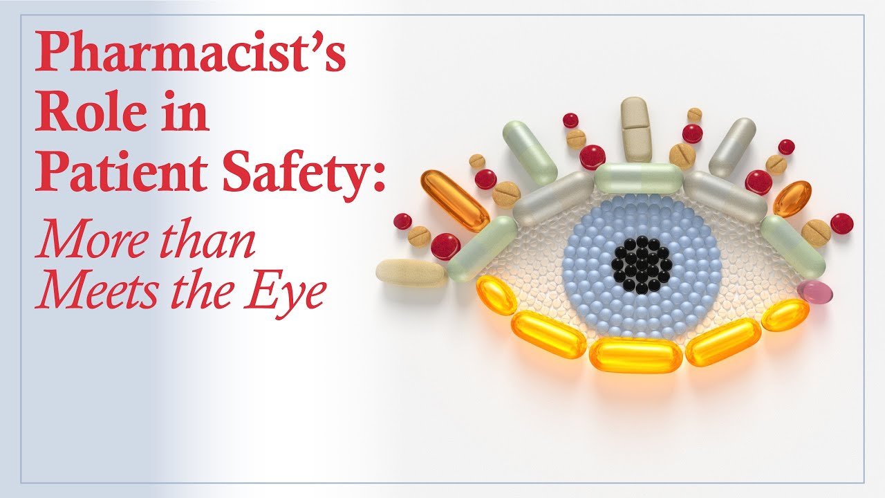 Pharmacist’s Role In Patient Safety: More Than Meets The Eye - YouTube