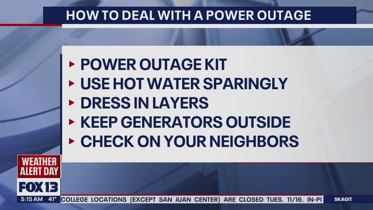 How To Deal With A Power Outage - YouTube