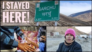 Life at Sarchu |Extreme living conditions (Weather,Food,Water,Shelter)|My Coldest day in india