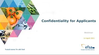 Webinar: Confidentiality for applicants/business operators