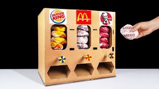 DIY How to Make Burger King McDonald's and KFC Vending Machine