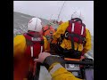 rescue in wind speeds of over 50mph and 20ft waves shorts