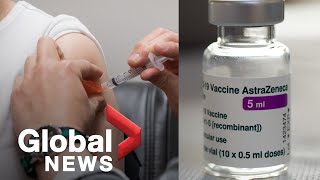 AstraZeneca vaccine still safe despite "stronger link" to blood clots, Health Canada says | FULL