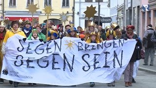 Sternsinger in Freising - Aktion 2017 eröffnet