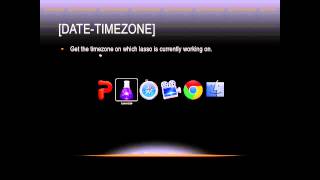 Lasso Programming: [Date→timezone]