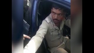 Drunk police constable caught red handed