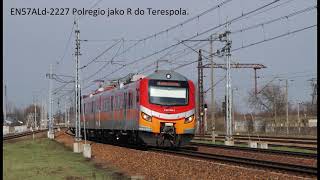 EN57ALd-2227 Polregio jako R do Terespola. (Łuków Zapowiednik) [10.04. 2021 r.]