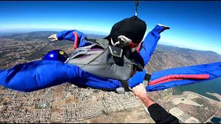 AFF Parachute Deployment [Slow-Motion]