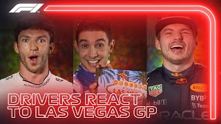 F1 Drivers React To The New Las Vegas Grand Prix!