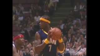 Cliff Robinson great defense on Jermaine O'Neal