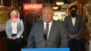 Ford urges Ontarians to 'rally around' small businesses affected by coronavirus pandemic