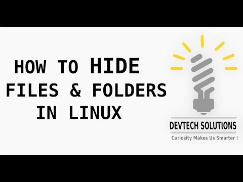 How To Hide Files And Folders In Ubuntu Linux