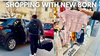 Grocery Shopping with our newborn || Quality of life in Europe