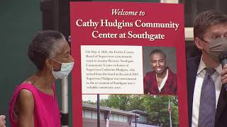 Renaming Ceremony at Southgate Community Center