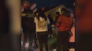 VIDEO: Rochester residents in prayer, as shots ring out Tuesday