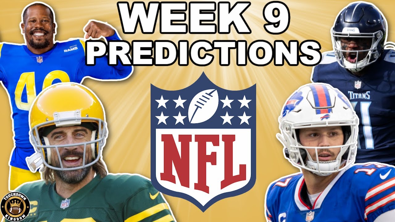 NFL Week 9 Predictions 2021! - YouTube