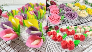 OLAHAN SINGKONG 3 BAHAN‼️ 3 CARA MEMBUAT GETUK SINGKONG BUNGA, SIMPEL & MUDAH TANPA CETAKAN KHUSUS