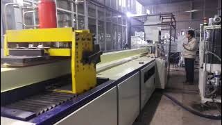 Working video of JHPK polyurethane pultrusion machine