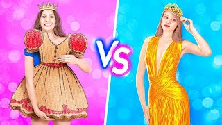 PRINȚESA BOGATĂ VS. PRINȚESA SĂRACĂ | Situații haioase cu fata bogată VS. falită, marca 123 GO Like!