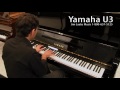 yamaha u3 upright piano demo