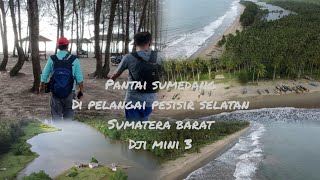 Sumbar : Wisata Pantai Sumedang di Pelangai Pesisir Selatan Sumatera  versi drone #djimini3