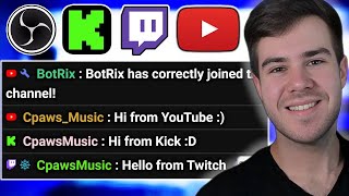 How to Setup BotRix Multichat (Twitch, Kick & YouTube)