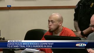 Louisville triple murder suspect determined competent to stand trial