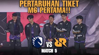 GAME PENENTUAN UNTUK SIAPA YANG DAPET TIKET PERTAMA KE M6!! - RRQ VS TLID MATCH 5