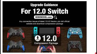 Q44 version 2 -- 2021 12.0 Switch Upgrade Guidence for BEBONCOOL Controller