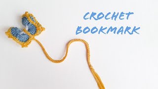 How to Crochet Butterfly Bookmark Super Unique Easy and Fast