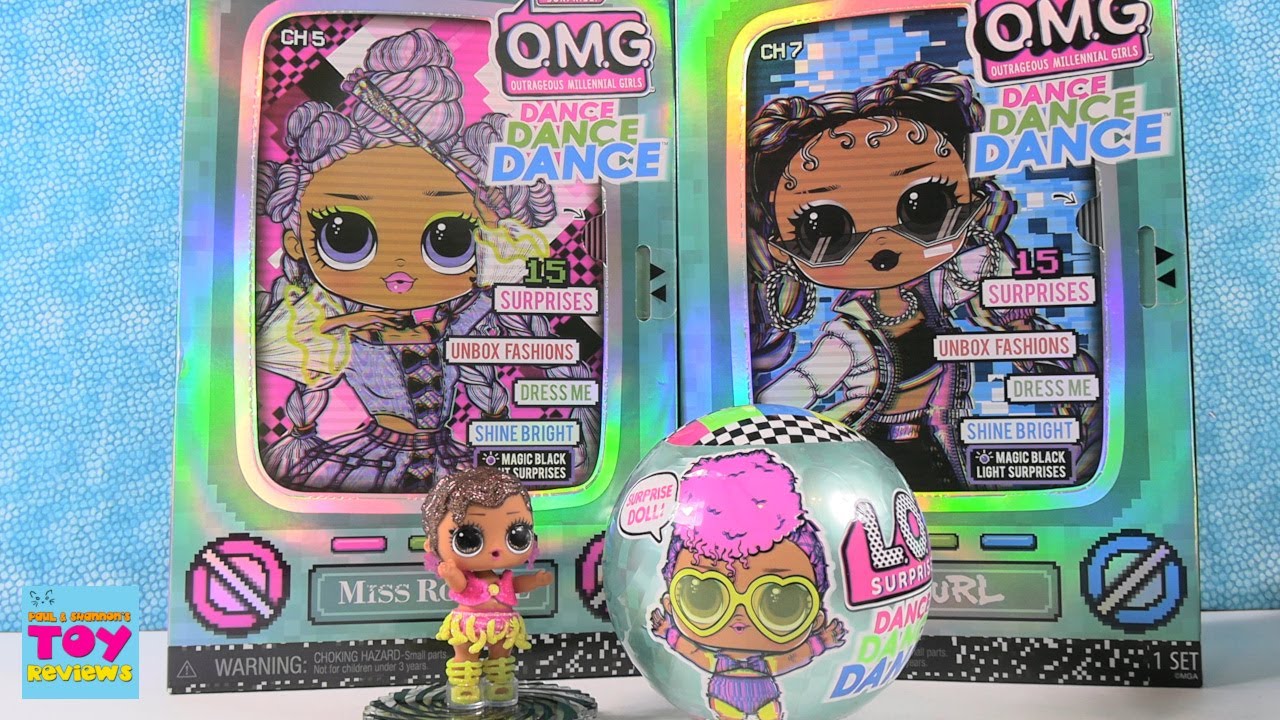 LOL Surprise OMG Dance Dance Dance Doll Miss Royale B Gurl Unboxing ...