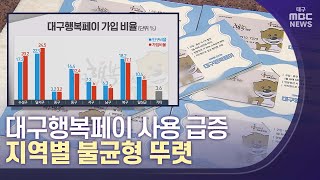 [대구MBC뉴스] '대구행복페이' 지역별 불균형 뚜렷