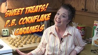 Make Delicious Peanut Butter Cornflake Caramel Treats! Easy No Bake Recipe!